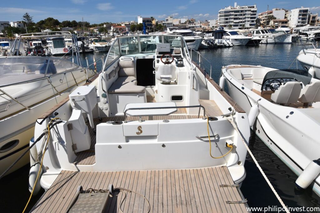 Motorboot auf Mallorca